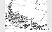 Blank Simple Map of Varinais-Suomi, no labels