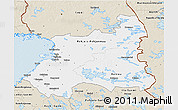 Classic Style 3D Map of Oulu
