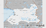 Gray 3D Map of Oulu