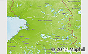 Physical 3D Map of Oulu