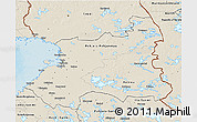 Shaded Relief 3D Map of Oulu
