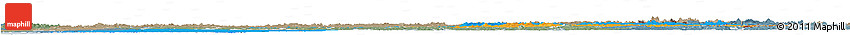 Political Horizon Map of Oulu, semi-desaturated