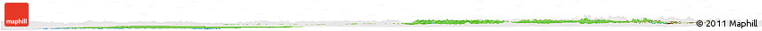 Political Shades Horizon Map of Oulu, cropped outside