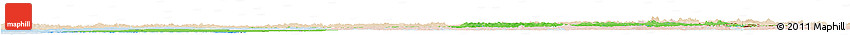 Political Shades Horizon Map of Oulu, lighten