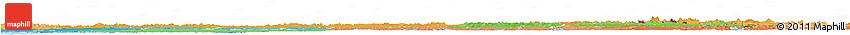 Political Shades Horizon Map of Oulu