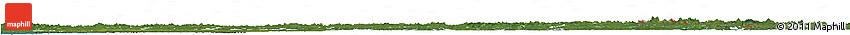 Satellite Horizon Map of Oulu
