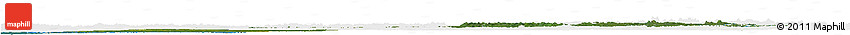 Satellite Horizon Map of Oulu, single color outside