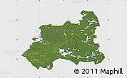 Satellite Map of Oulu, cropped outside
