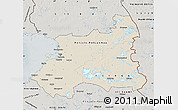 Shaded Relief Map of Oulu, semi-desaturated