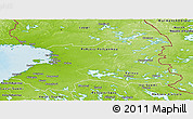 Physical Panoramic Map of Oulu