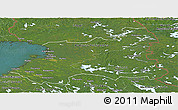 Satellite Panoramic Map of Oulu