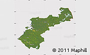 Satellite Map of Pohjois-Pohjanmaa, cropped outside