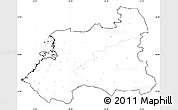 Blank Simple Map of Oulu, cropped outside, no labels
