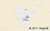Classic Style 3D Map of Brumath, single color outside