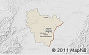 Shaded Relief 3D Map of Brumath, lighten, desaturated