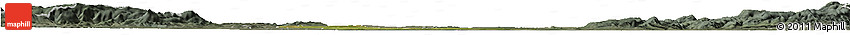 Satellite Horizon Map of Brumath, semi-desaturated