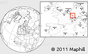 Blank Location Map of Brumath, within the entire country