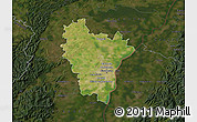 Satellite Map of Brumath, darken
