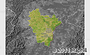 Satellite Map of Brumath, desaturated