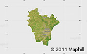 Satellite Map of Brumath, single color outside