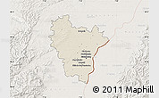 Shaded Relief Map of Brumath, lighten