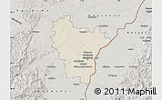 Shaded Relief Map of Brumath, semi-desaturated