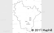 Blank Simple Map of Brumath, cropped outside