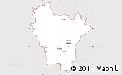 Classic Style Simple Map of Brumath, cropped outside