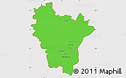 Political Simple Map of Brumath, cropped outside