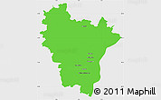 Political Simple Map of Brumath, single color outside