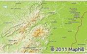 Physical 3D Map of Molsheim