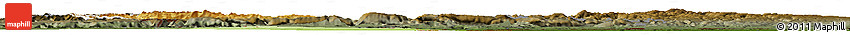 Physical Horizon Map of Alsace, darken