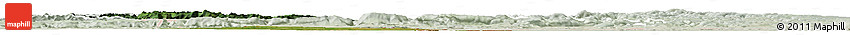 Satellite Horizon Map of Alsace, lighten