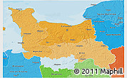 Political Shades 3D Map of Basse-Normandie