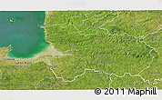 Satellite 3D Map of Avranches