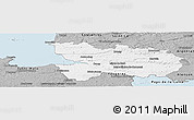 Gray Panoramic Map of Avranches