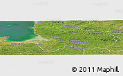 Satellite Panoramic Map of Avranches