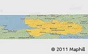 Savanna Style Panoramic Map of Avranches