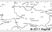 Blank Simple Map of Avranches