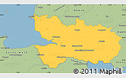 Savanna Style Simple Map of Avranches