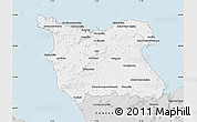 Silver Style Map of Cherbourg