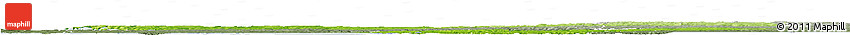 Physical Horizon Map of Manche, semi-desaturated
