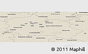 Shaded Relief Panoramic Map of Orléans