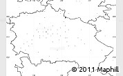 Blank Simple Map of Orléans, no labels