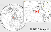 Blank Location Map of Épernay