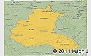 Savanna Style Panoramic Map of Champagne-Ardenne