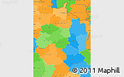 Political Simple Map of Champagne-Ardenne