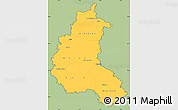 Savanna Style Simple Map of Champagne-Ardenne, cropped outside