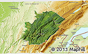 Satellite 3D Map of Saint-Claude, physical outside