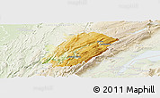 Physical Panoramic Map of Saint-Claude, lighten